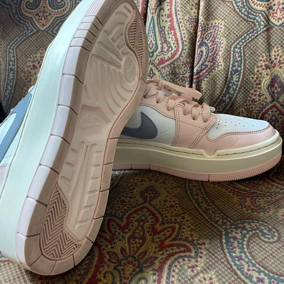 Nike Air Jordan 1 Elevate Low Pink White Womens - Picture 8 of 9